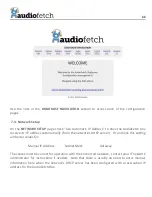 Preview for 11 page of Broadcastvision Entertainment AudioFetch FETCH12 User Manual