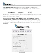 Предварительный просмотр 10 страницы BroadcastVision Audiofetch FETCH32-A01 User Manual