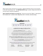 Предварительный просмотр 11 страницы BroadcastVision Audiofetch FETCH32-A01 User Manual