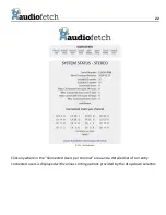 Предварительный просмотр 22 страницы BroadcastVision Audiofetch FETCH32-A01 User Manual