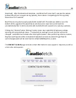 Предварительный просмотр 25 страницы BroadcastVision Audiofetch FETCH32-A01 User Manual