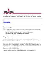 Preview for 2 page of Broadcom BCM943225HM User Manual