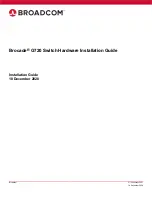 Предварительный просмотр 1 страницы Broadcom Brocade G720 Hardware Installation Manual