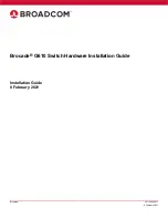 Broadcom G610 Hardware Installation Manual preview