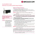 Preview for 1 page of Broadcom HBA 9400-16e Quick Installation Manual