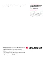 Предварительный просмотр 2 страницы Broadcom MegaRAID 9365-28i Getting Started Manual