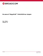 Broadcom MegaRAID 9540-2M2 User Manual предпросмотр