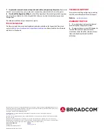 Предварительный просмотр 2 страницы Broadcom MegaRAID SAS 9365-28i Quick Installation Manual