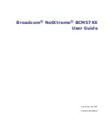 Предварительный просмотр 1 страницы Broadcom NetXtreme BCM57 Series User Manual