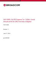 Preview for 1 page of Broadcom SAS 9305-16i User Manual