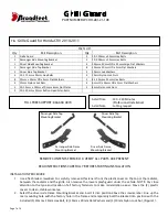 Preview for 1 page of Broadfeet WCHO-281-21-10B Manual