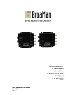 BroaMan Repeat8-NANO 4OUT Operating Manual preview