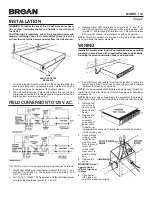 Preview for 2 page of Broan 112 Instructions Manual