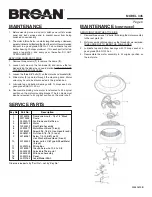 Предварительный просмотр 6 страницы Broan 345 Instructions Manual