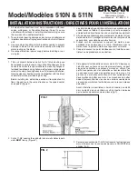 Preview for 1 page of Broan 510N Installation Instructions