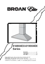 Broan 614804EX Series Manual preview