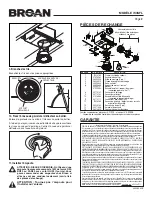 Предварительный просмотр 8 страницы Broan 744SFL Instructions Manual