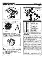 Предварительный просмотр 12 страницы Broan 744SFL Instructions Manual