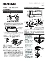 Предварительный просмотр 3 страницы Broan 764BN Manual