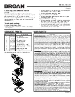 Preview for 4 page of Broan 791LED Instructions Manual