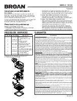 Preview for 8 page of Broan 791LED Instructions Manual