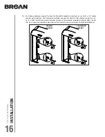 Предварительный просмотр 16 страницы Broan 836785 Installation Use And Care Manual