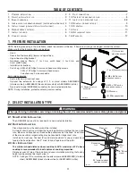 Предварительный просмотр 3 страницы Broan AEEW48SS Installation Use And Care Manual