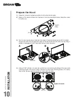 Предварительный просмотр 10 страницы Broan Alta ALT4 Series Installation Use And Care Manual