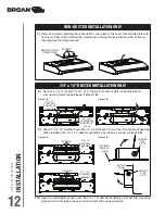 Предварительный просмотр 12 страницы Broan Alta ALT4 Series Installation Use And Care Manual