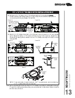 Предварительный просмотр 13 страницы Broan Alta ALT4 Series Installation Use And Care Manual