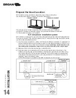 Предварительный просмотр 14 страницы Broan Alta ALT4 Series Installation Use And Care Manual