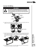 Предварительный просмотр 21 страницы Broan Alta ALT4 Series Installation Use And Care Manual