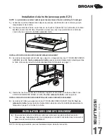 Предварительный просмотр 41 страницы Broan Alta ALT4 Series Installation Use And Care Manual