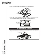 Предварительный просмотр 10 страницы Broan Antero CLSC230SS Installation Use And Care Manual