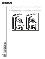 Предварительный просмотр 16 страницы Broan Antero CLSC230SS Installation Use And Care Manual