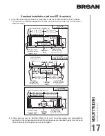 Предварительный просмотр 17 страницы Broan Antero CLSC230SS Installation Use And Care Manual