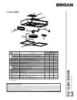 Предварительный просмотр 23 страницы Broan Antero CLSC230SS Installation Use And Care Manual