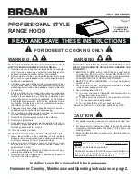 Broan AP1 Series Instructions предпросмотр