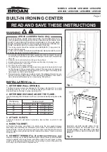 Broan AVD40B Instructions Manual предпросмотр