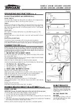 Предварительный просмотр 2 страницы Broan AVD40B Instructions Manual