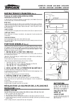 Предварительный просмотр 4 страницы Broan AVD40B Instructions Manual