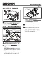 Preview for 12 page of Broan B3030SS Instructions Manual