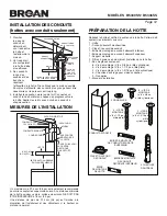 Предварительный просмотр 12 страницы Broan B5330SS Installation Instructions Manual