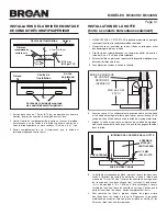 Предварительный просмотр 14 страницы Broan B5330SS Installation Instructions Manual