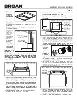 Предварительный просмотр 17 страницы Broan B5330SS Installation Instructions Manual