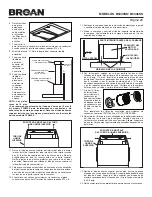 Предварительный просмотр 26 страницы Broan B5330SS Installation Instructions Manual