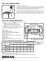 Предварительный просмотр 2 страницы Broan B56 Series Specification Sheet