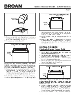Предварительный просмотр 5 страницы Broan B5630SS Quick Start Manual