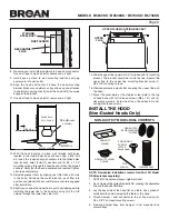 Предварительный просмотр 6 страницы Broan B5630SS Quick Start Manual