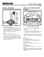 Preview for 3 page of Broan B5830SS Instructions Manual